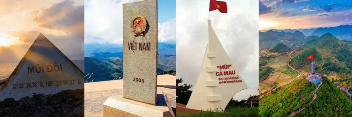 4 cực trên lãnh thổ Việt Nam