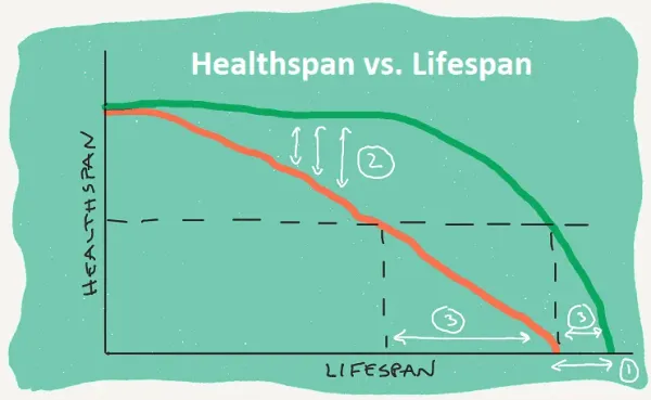 Healthspan - Thời gian của tuổi già mà vẫn có một sức khoẻ tốt