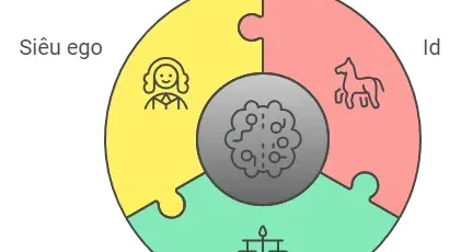 Ba thành phần của tâm trí theo lý thuyết Sigmund Freud