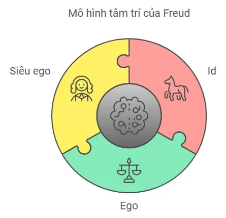 Ba thành phần của tâm trí theo lý thuyết Sigmund Freud